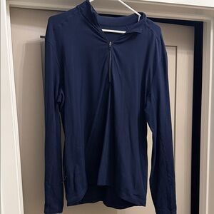 lululemon athletica Navy Blue Men's Shirt